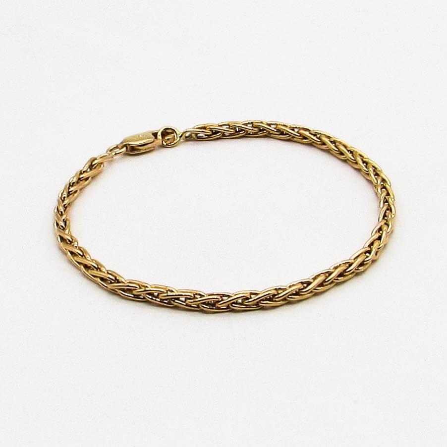 PULSERA ESPIGA 21CM /O.ROJO